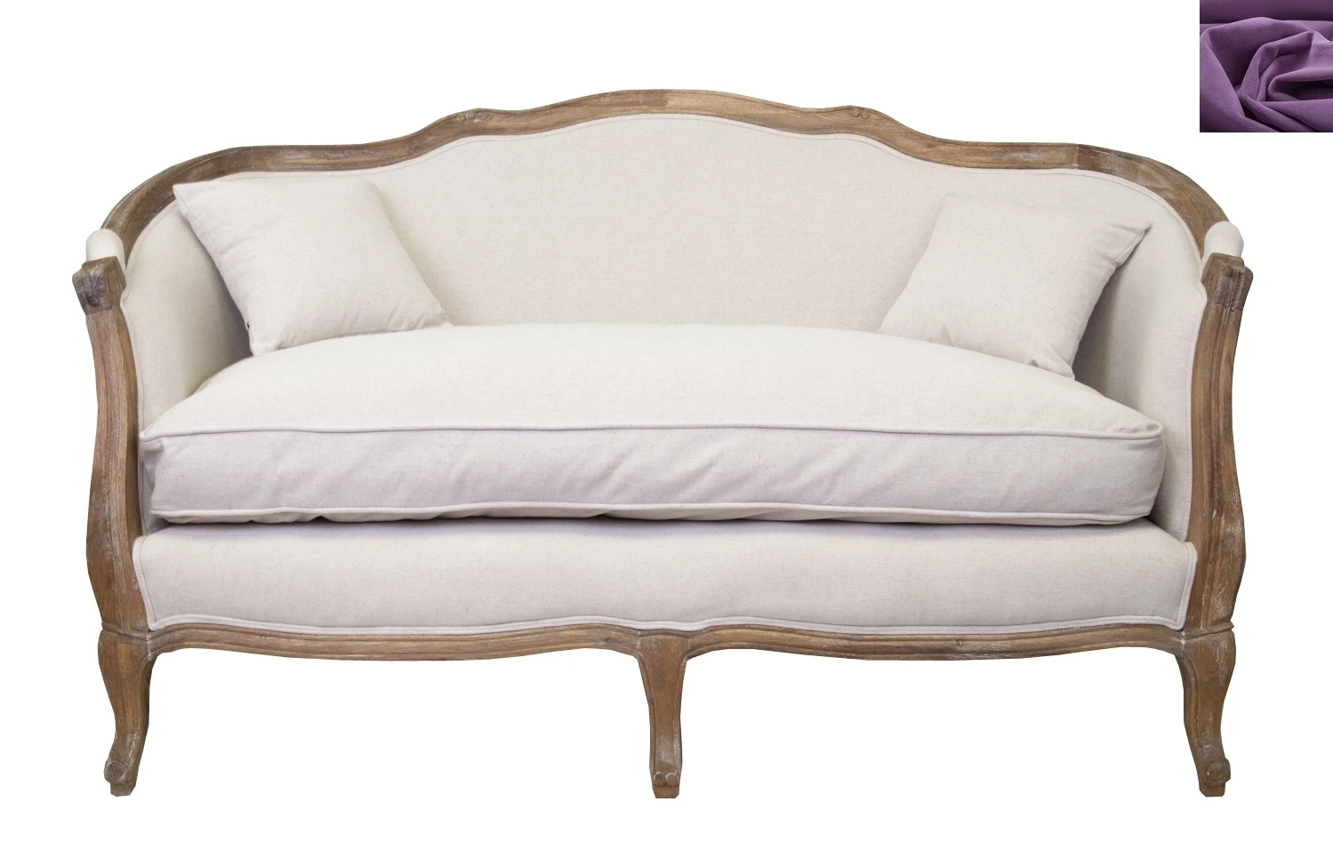 красивый Диван ампир Darcy 2 фиолетовый в интернет-магазине в Краснодаре