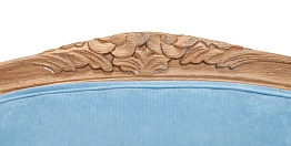 Мягкое полукресло с подлокотниками Aldo Light Blue в интерьере в Краснодаре