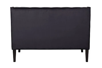 Прямой двухместный американский диван Sommet черный на заказ в интернет-магазине в Краснодаре