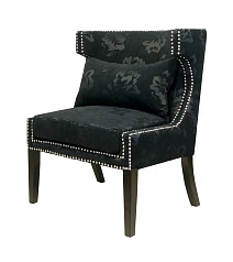 Мягкое полукресло с подлокотниками Suza Black в Краснодаре