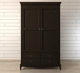 красивый Шкаф "Leontina Black" двустворчатый с ящиками арт ST9327KR2BLK в Краснодаре