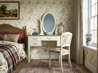 заказать Бежевый туалетный стол "Оливия (Olivia)" арт GA2006C в Краснодаре