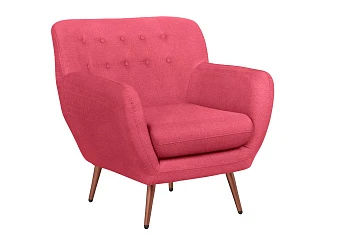 Низкое кресло Fuller Red V2 в интерьере в Краснодаре