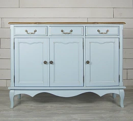 купить Комод "Leontina Blue" (3 ящика и 3 двери) арт ST9344B в Краснодаре