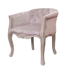 заказать Низкое кресло ретро Kandy Pink Velvet в интернет-магазине в Краснодаре