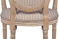 Мягкий стул с подлокотниками Volker Arm Orange Pinstripe на заказ в Краснодаре