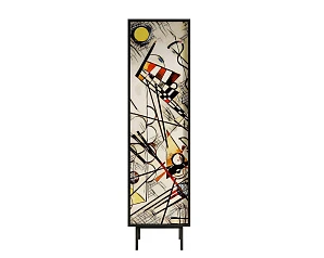 фото Шкаф c одной дверкой "Emerson" by Kandinsky арт EM101/Print_01 в интерьере в Краснодаре