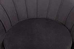 фото Низкое кресло ракушка Pearl Black в интерьере в Краснодаре