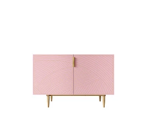 Комод с двумя дверками "Line" LN01/GR1/pink в интерьере в Краснодаре