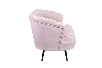 Дизайнерский диван Pearl Triple Pink на черных ножках в интернет-магазине в Краснодаре