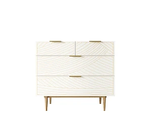 купить красивый Комод с четыремя ящиками "Line" LN14/GR1/beige в интернет-магазине в Краснодаре