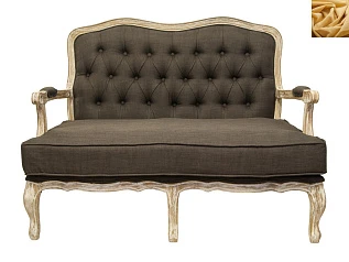 фото Прямой диван модерн Yareli Brown V2 желтый в Краснодаре