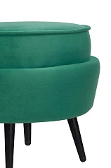 купить Пуф Pearl Adorn Green V2 на черных ножках в Краснодаре