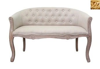 Дизайнерский двухместный диван Kandy Double Mocca цвет желтый на заказ в интернет-магазине в Краснодаре