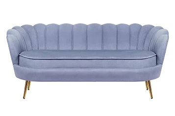 красивый Трехместный диван ракушка для гостиниц Pearl Triple Blue в Краснодаре