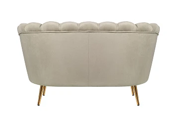 Дизайнерский двухместный диван Pearl Double Taupe в интерьере в Краснодаре