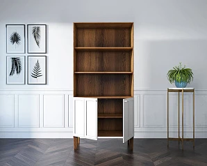 красивые Стеллаж двухстворчатый "Andersen" арт AN12/2WH в Краснодаре