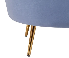 Низкое кресло ракушка Pearl Sky в интерьере в Краснодаре