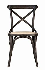 Стул Cross Back Black Brush в интерьере в Краснодаре