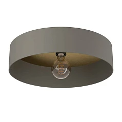 красивые 901745 Потолочный светильник DUAIA,1X40W(E27), H160, ?420, сталь, темно-серый/дерево, сталь, коричн в Краснодаре