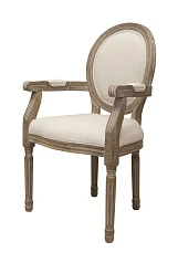 фото Мягкий стул с подлокотниками Volker Arm Beige в интерьере в Краснодаре