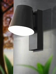 97146 Уличный светильник настен. CALDIERO, 10W(E27), L140, H240, A185, гальван. сталь, антрацит/плас в Краснодаре