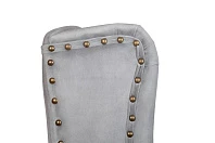 Дизайнерский барный стул Skipton Grey Velvet в интернет-магазине в Краснодаре