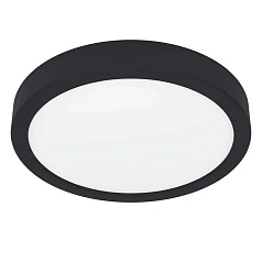 заказать 900653 Накладной светильник FUEVA 5, 17W (LED), 3000K, IP44, ?210, сталь, черный / пластик, белый в интернет-магазине в Краснодаре