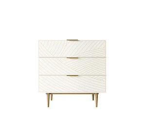 купить красивый Комод с тремя ящиками "Line" LN12/GR1/beige в Краснодаре