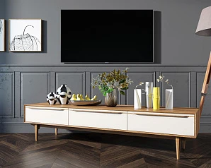 Консоль под TV "Bruni white" с ящиками арт BR-21WH в Краснодаре