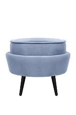 красивые Пуф Pearl Adorn Sky на черных ножках в интернет-магазине в Краснодаре