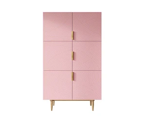 заказать Большой комод с шестью дверками "Line" LN04/GR1/pink в Краснодаре