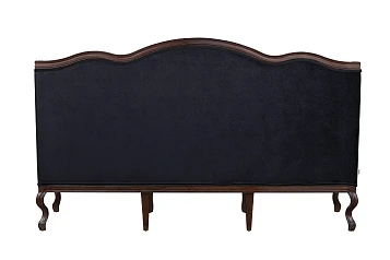 Прямой трехместный диван Brody черный в Краснодаре