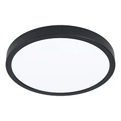 купить стильные 901014 Светодиодный накладной светильник с датчиком движения FUEVA 5, 20,5W (LED), 3000K, 2400lm, ?285, сталь, чёрный/пластик, белый в Краснодаре