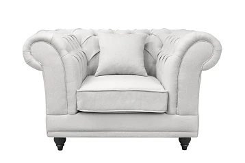 Низкое кресло Dasen Beige в интерьере в Краснодаре