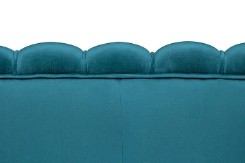 Диван для гостиниц Pearl Triple Marine Velvet на черных ножках в интернет-магазине в Краснодаре