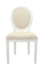 фото Дизайнерский обеденный стул Volker Beige and White в интерьере в Краснодаре