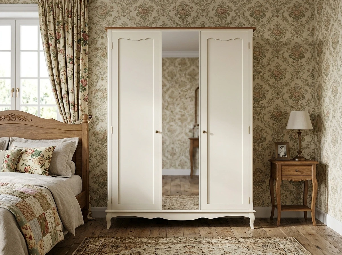 купить Шкаф "Леонтина (Leontina)" двухстворчатый с зеркалом арт ST9327Z в Краснодаре