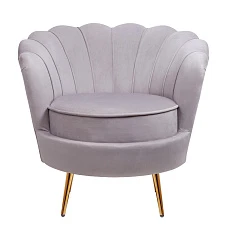 заказать Низкое кресло ракушка Pearl Grey в Краснодаре