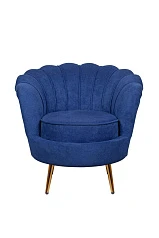купить красивое Низкое кресло ракушка Pearl синий в интернет-магазине в Краснодаре