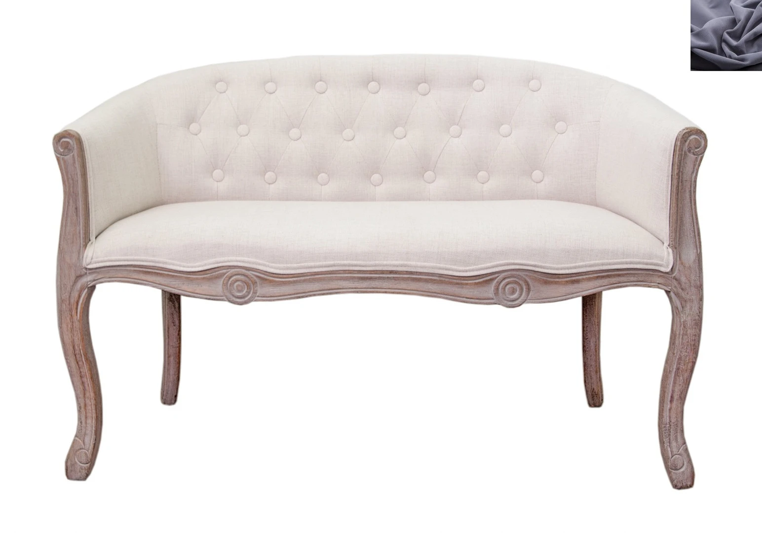 купить стильный Двухместный диван Kandy Double Beige цвет темно серый в Краснодаре