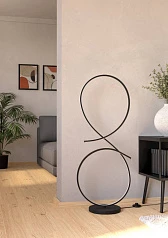 купить 901271 Светод торшер SERPINS, 20W(LED), алюминий, сталь, черный, пластик, белый, 3000K, 2500lm в интернет-магазине в Краснодаре