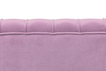 Диван ракушка Pearl Triple Pink на черных ножках в интернет-магазине в Краснодаре