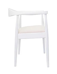 купить стильный Мягкий стул с подлокотниками Carlo White в Краснодаре