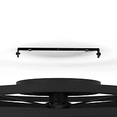 купить 900164 Потолочный светильник CREMELLA, 1x60W, E27, H260, ?370, сталь, черный в Краснодаре