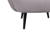 Мягкое кресло Benee Grey на черных ножках в интернет-магазине в Краснодаре