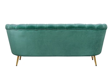 Диван ракушка Pearl Triple Green V2 в интерьере в Краснодаре