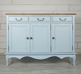 купить Комод "Leontina Blue" (3 ящика и 3 двери) арт ST9344B в Краснодаре