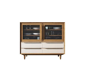 Буфет "Bruni white" низкий арт BR34WH в интерьере в Краснодаре