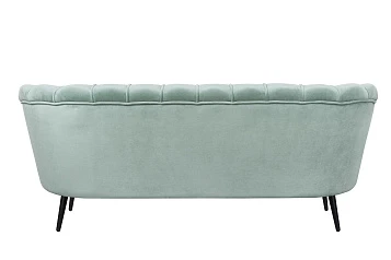заказать Диван ракушка для гостиниц Pearl Triple Green на черных ножках в Краснодаре
